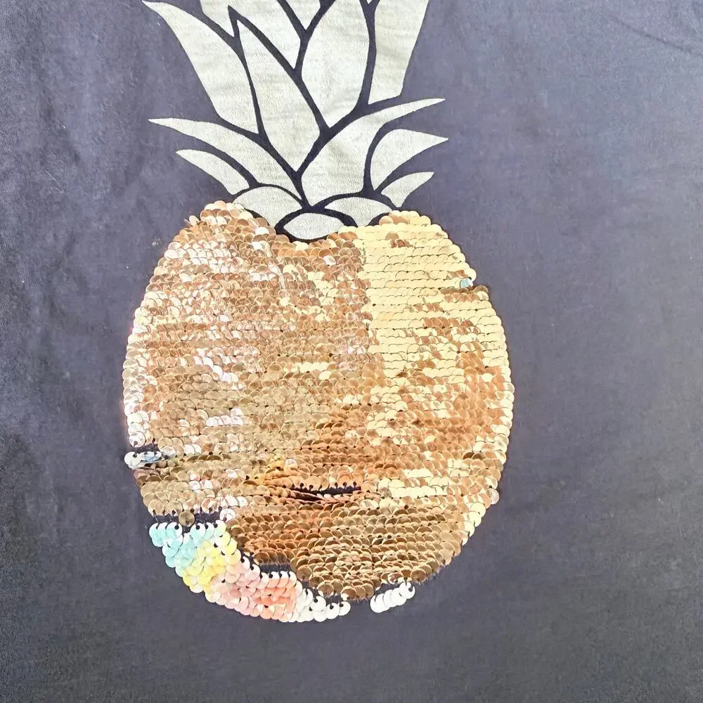 Gap Kids Reversible Sequin Pineapple Tank Top - Blue!